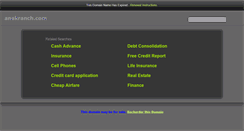 Desktop Screenshot of anakranch.com